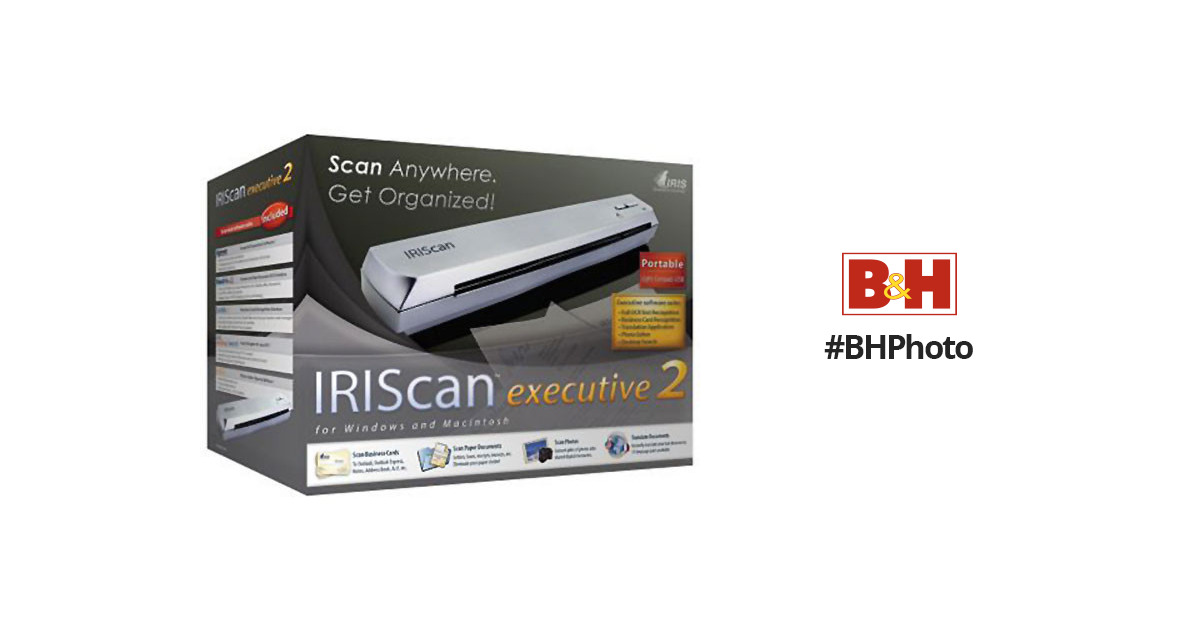 IriScan Express 2-Scan Documents Photos Business Cards Portable