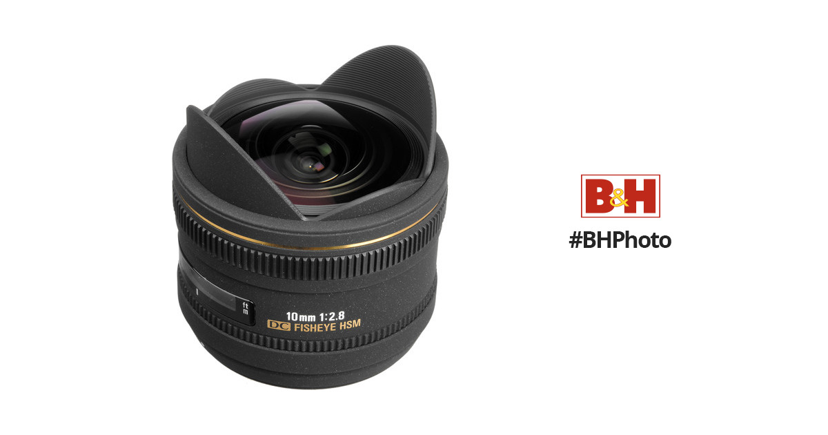 Sigma 10mm f/2.8 EX DC HSM Fisheye Lens for Nikon DX Digital Cameras