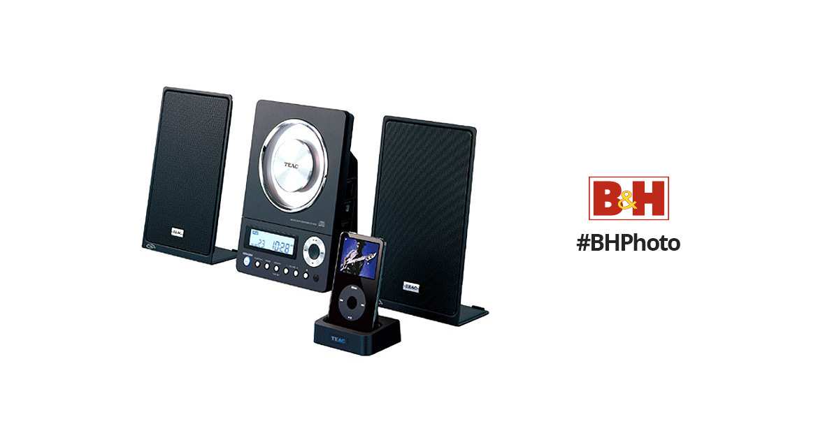 Teac CD-X10i Ultra-Thin HiFi System for iPod with CD CD-X10I B&H