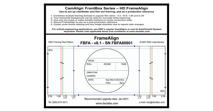 DSC Labs FRONTBOX FRAMEALIGN FBFA B&H Photo Video