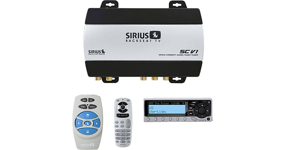 Sirius Satellite Radio Backseat TV SCV1 B&H Photo Video
