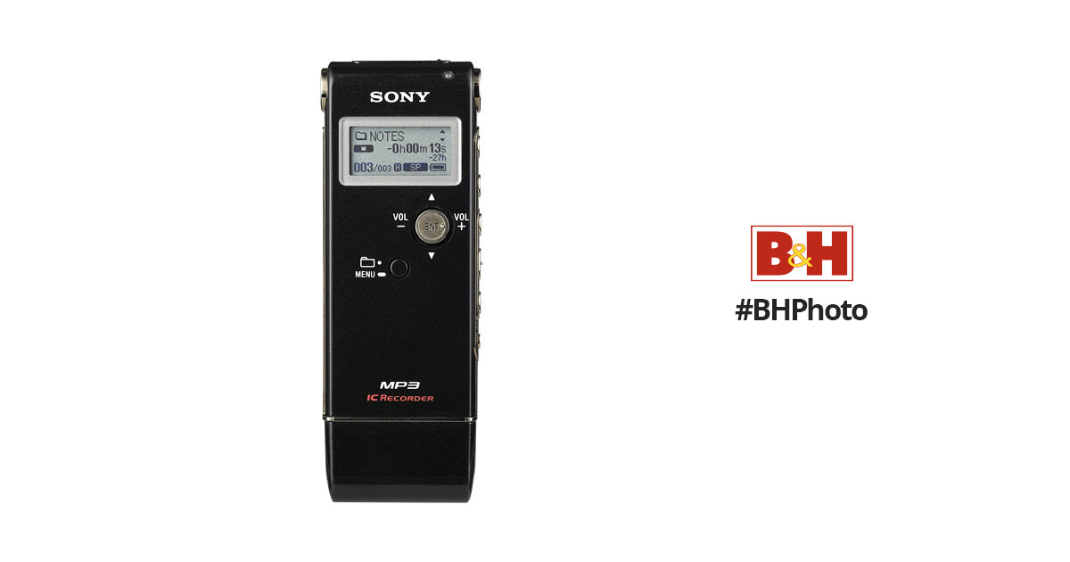 SONY ステレオICレコーダー 2GB ブラック ICD-UX80 B 通販