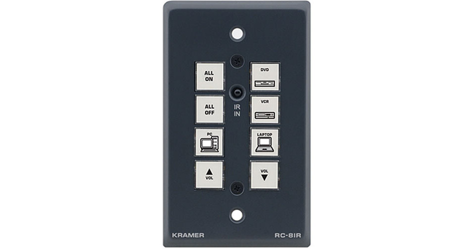 Kramer RC8IR Multimedia Room Controller RC8IR B&H Photo Video