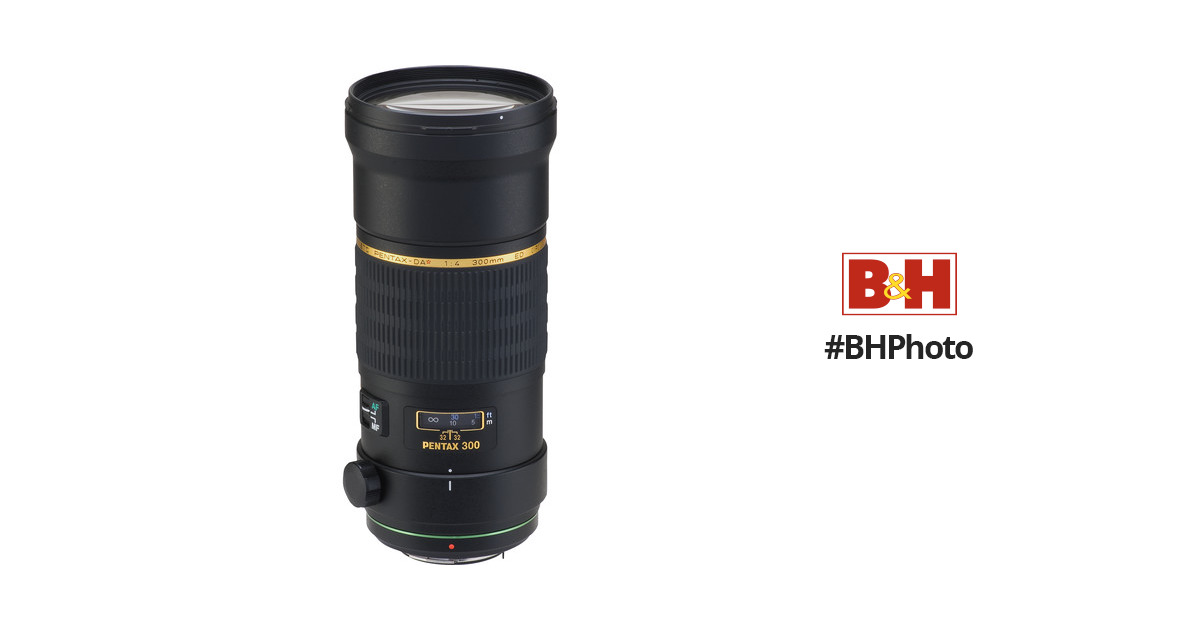 Pentax SMCP-DA* 300mm f/4 ED (IF) SDM Autofocus Lens 21760 B&H