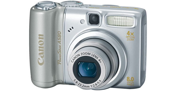 canon powershot a580 digital camera