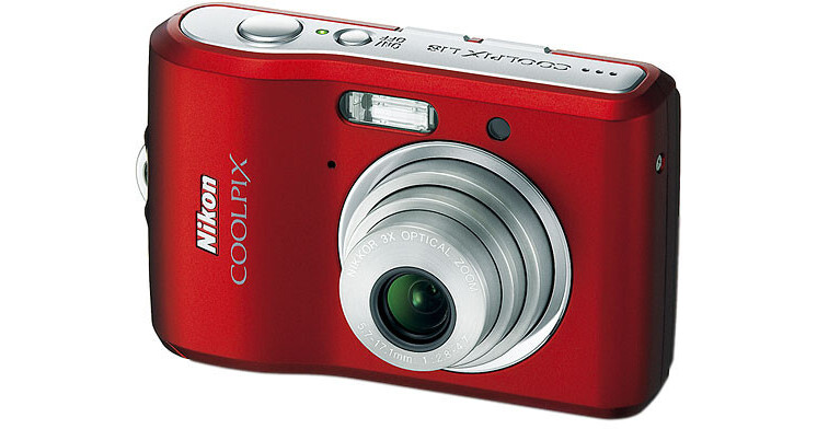 Nikon Coolpix L18 Digital Camera (Ruby Red) 25597 B&H Photo Video