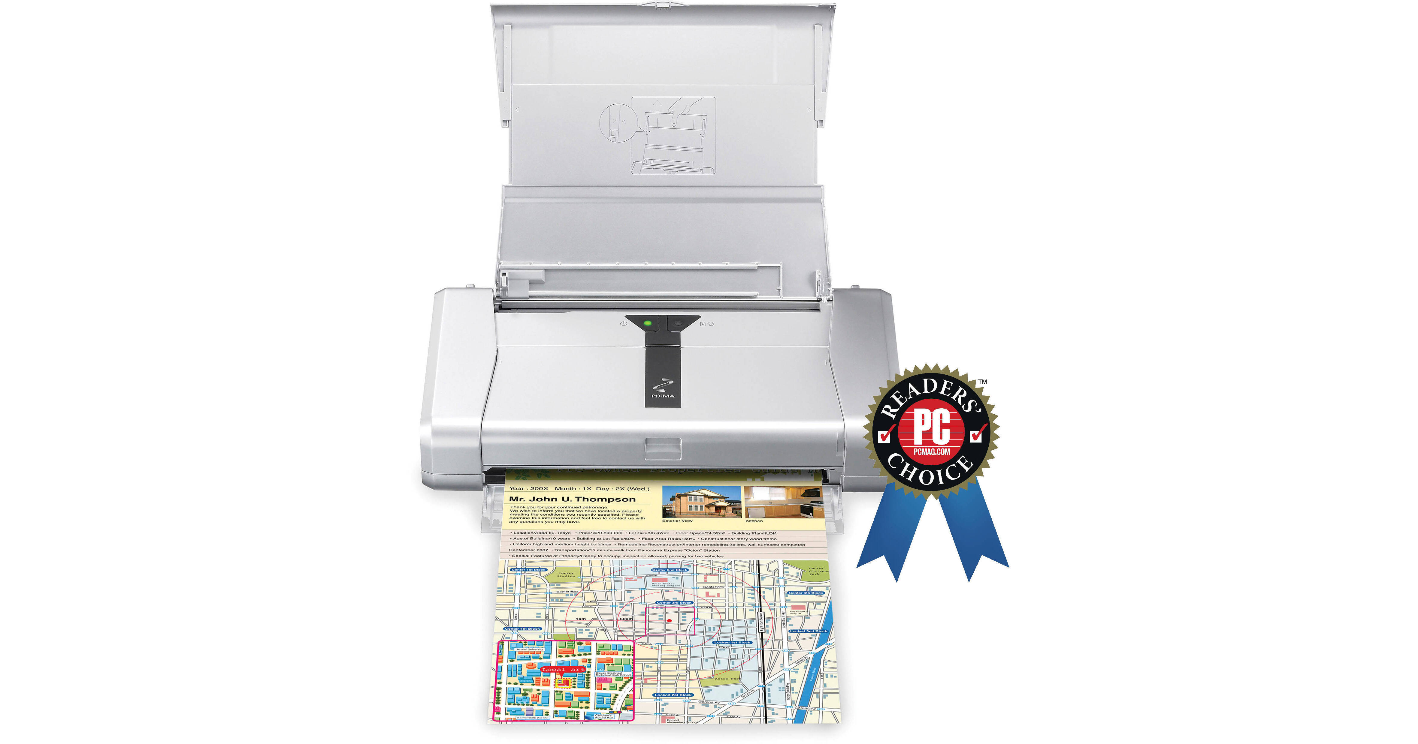 Canon PIXMA iP100 Compact Color Inkjet Photo Printer 1446B002