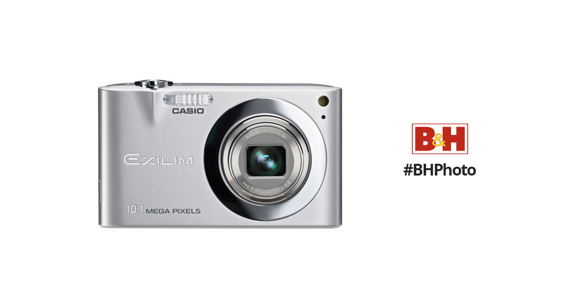 Casio Exilim EX-Z100 Digital Camera (Silver) EX-Z100SRDBA B&H