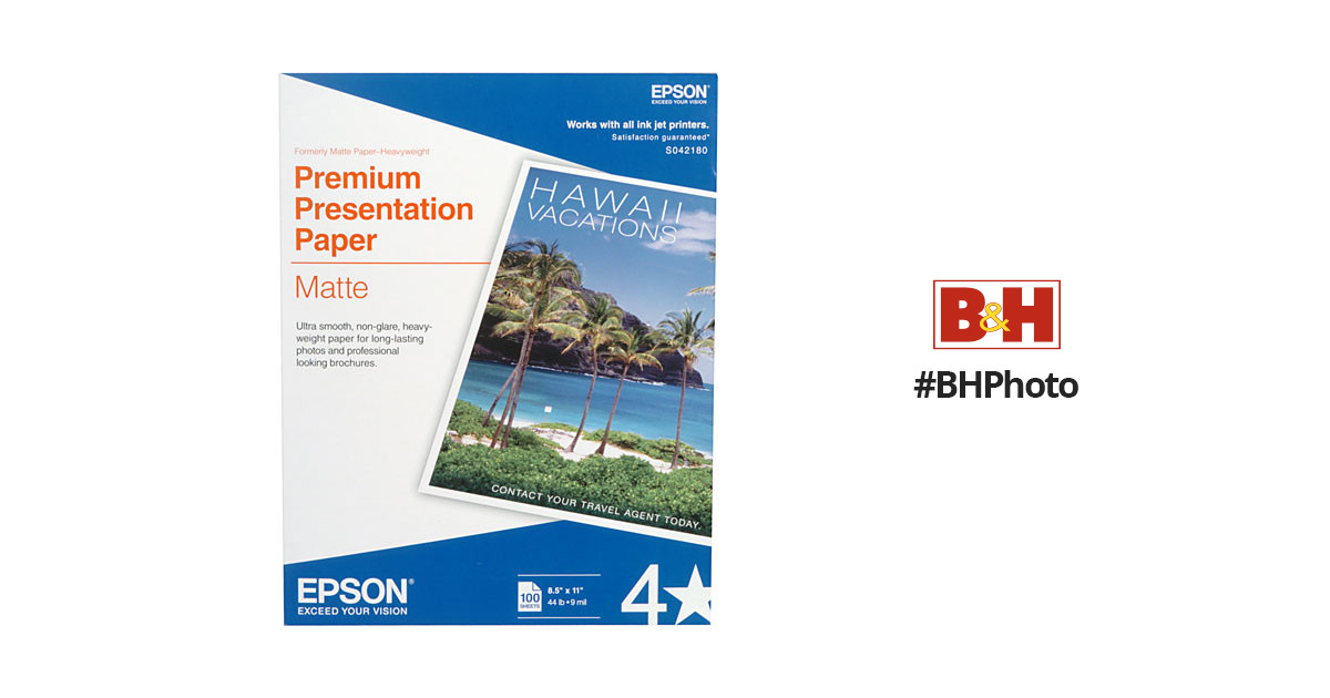 Epson Premium Presentation Paper Matte - heavy-weight matte paper - 10 -  S042180