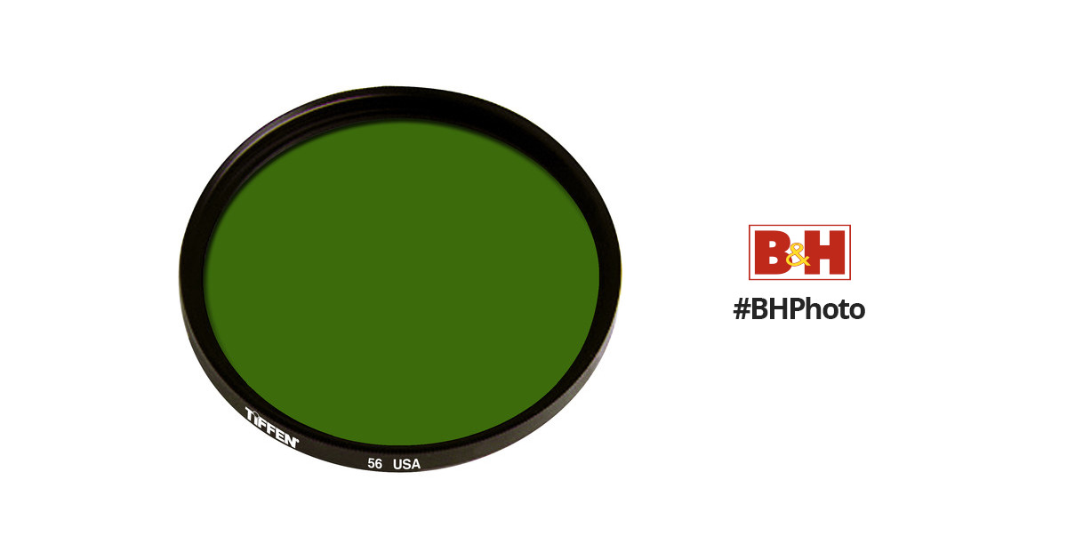 52mm Green Color Filter for Contrast or Creative Effect 