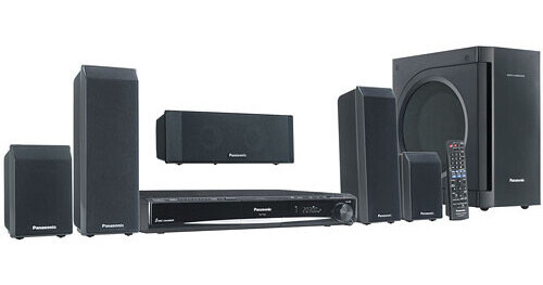 Panasonic home theater 5.1 best sale speakers & subwoofer pt660