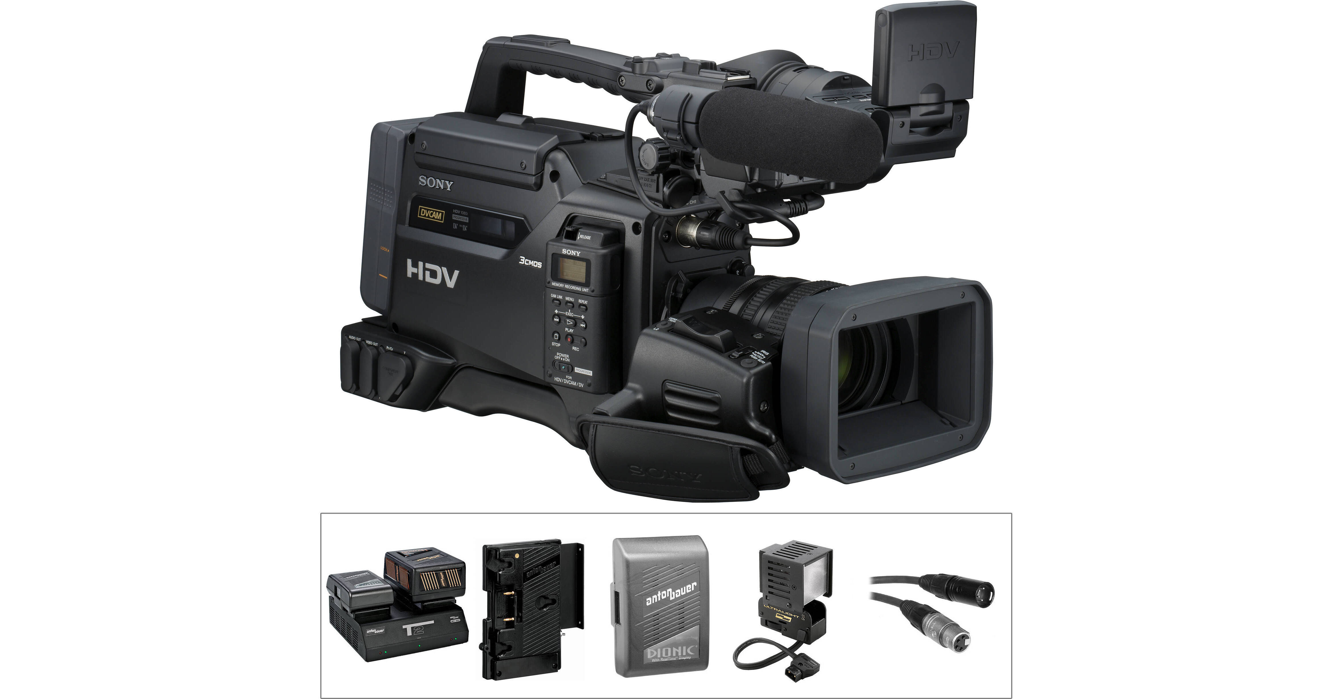 Sony HVR-S270U 1080i HDV Camcorder Anton Bauer Kit