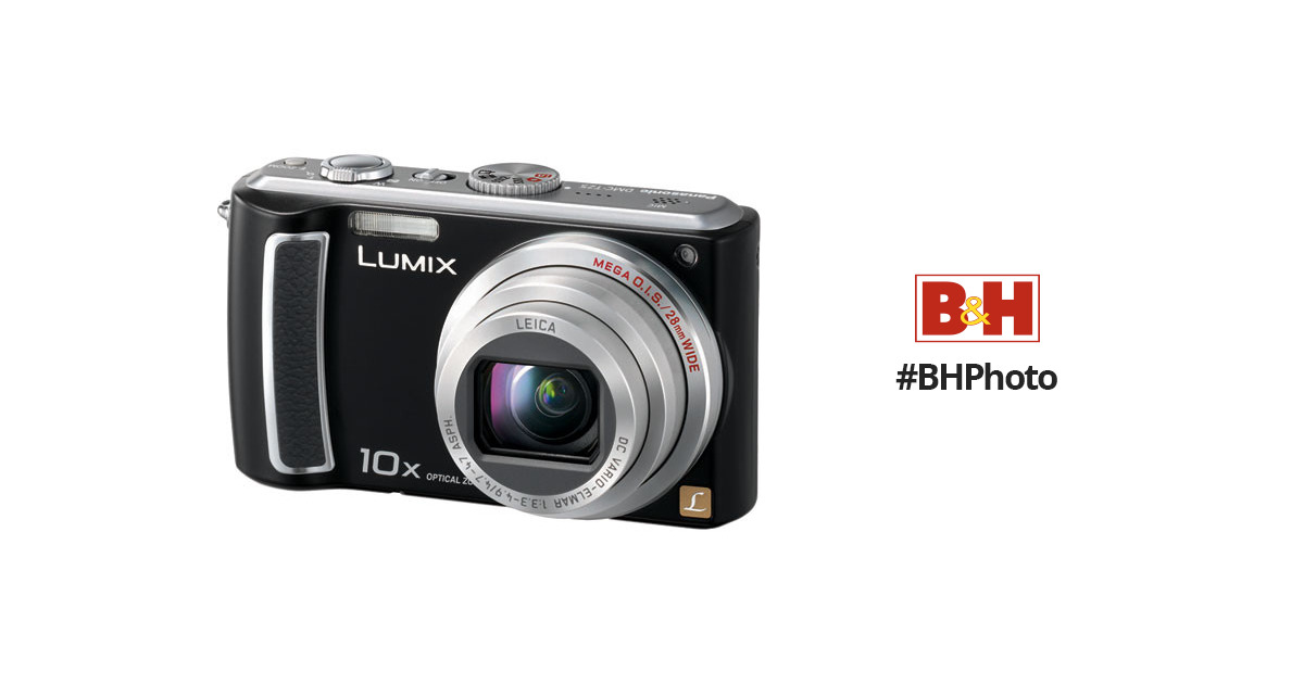 Wedstrijd Merg Mooie vrouw Panasonic Lumix DMC-TZ5 Digital Camera (Black) DMC-TZ5K B&H