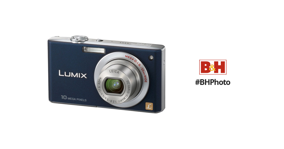 Panasonic Lumix DMC-FX35 Digital Camera (Blue) DMC-FX35A B&H