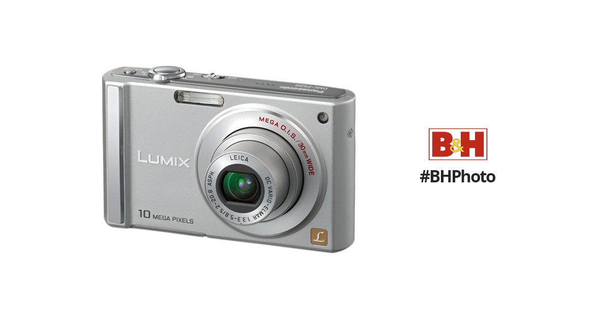 Panasonic Lumix DMC-FS20 Digital Camera (Silver) DMC-FS20S B&H