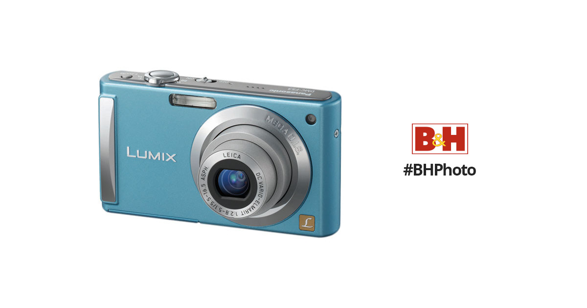 verkorten Snazzy Maak leven Panasonic Lumix DMC-FS3 Digital Camera (Blue) DMC-FS3A B&H Photo