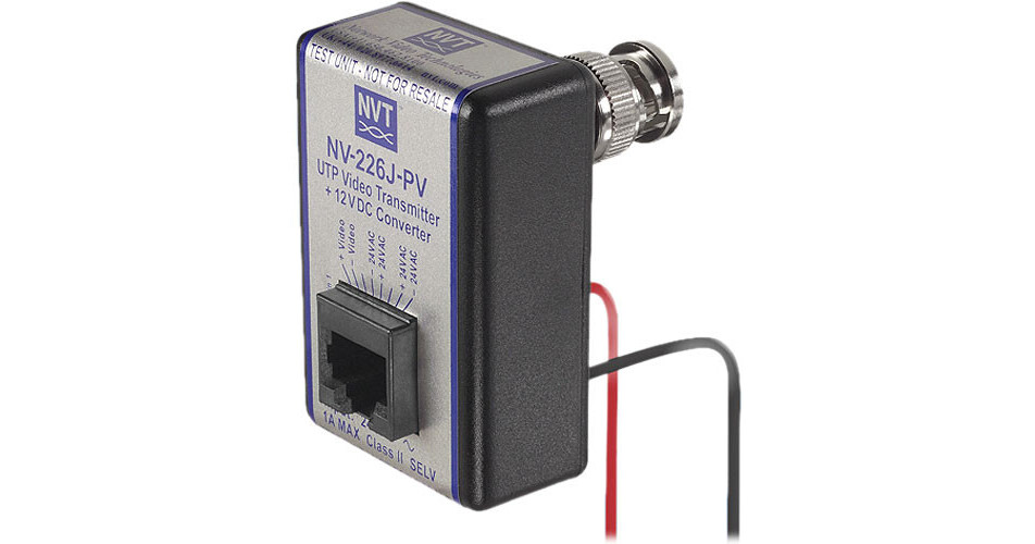 NVT Phybridge NV226JPV UTP Video Transmitter + 12 NV226JPV