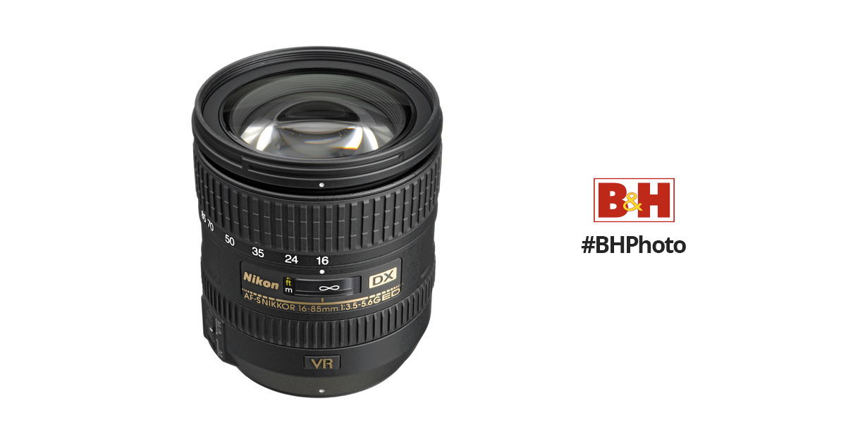 カメラ レンズ(ズーム) Nikon AF-S DX NIKKOR 16-85mm f/3.5-5.6G ED VR Lens 2178 B&H