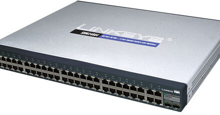 モデム Cisco SRW248G4 48-port 10100 + 4-port Gigabit Switch - WebView-