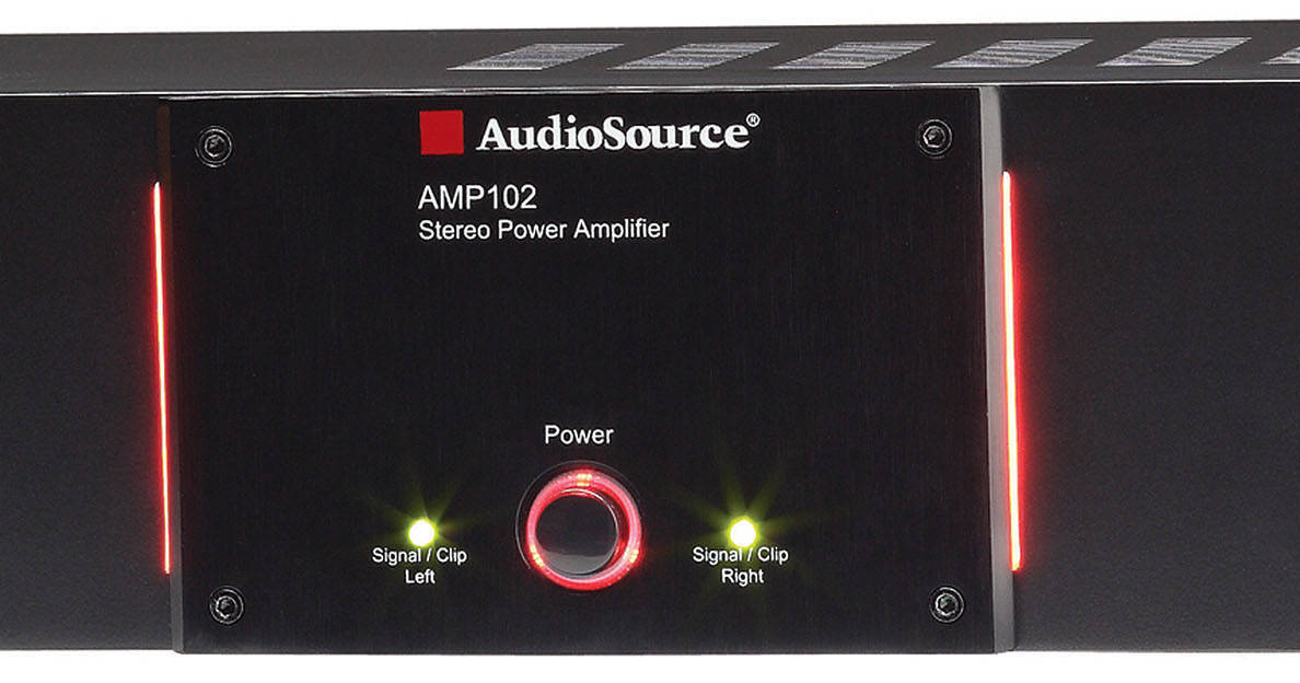 AudioSource AMP102 Stereo Power Amplifier AMP 102 B&H Photo Video