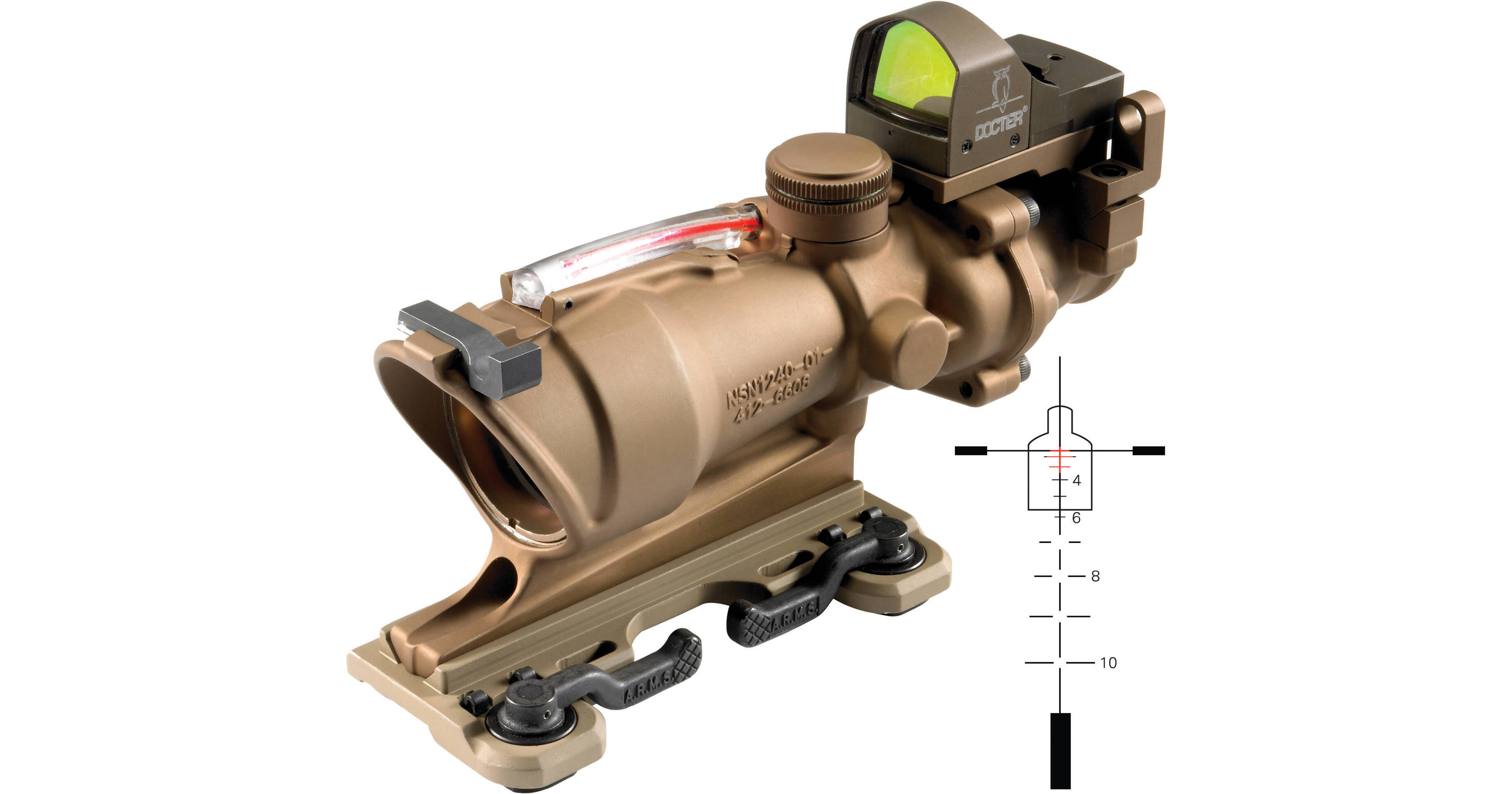 Trijicon 4x32 ACOG Riflescope TA31 ECOS B H Photo Video