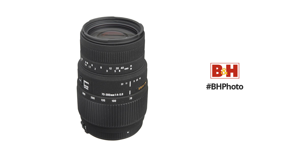 Sigma 70-300mm f/4-5.6 DG Macro Lens for Nikon F 5A9306 B&H