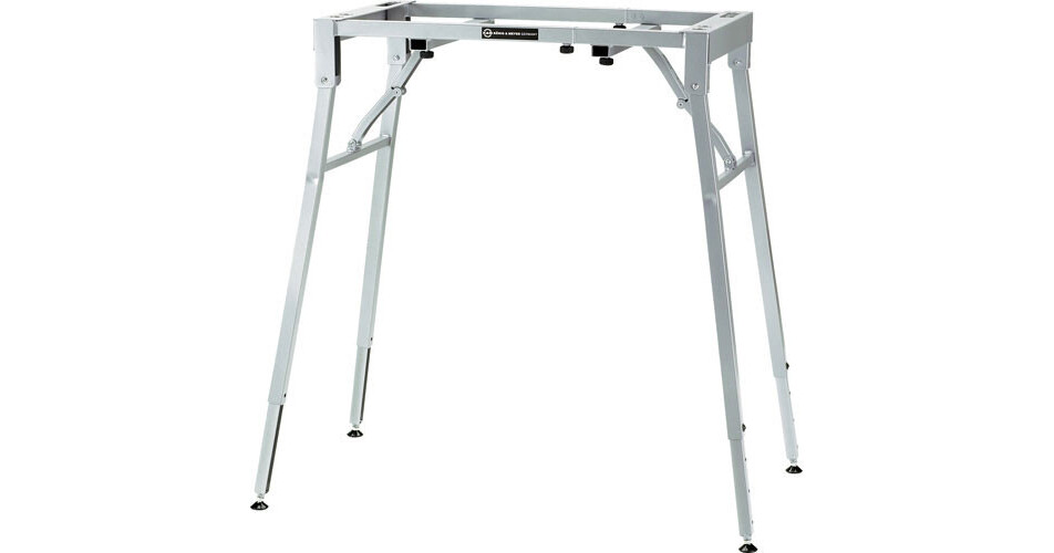 K&M 18950 TableStyle Keyboard Stand (Silver) 1895000078 B&H