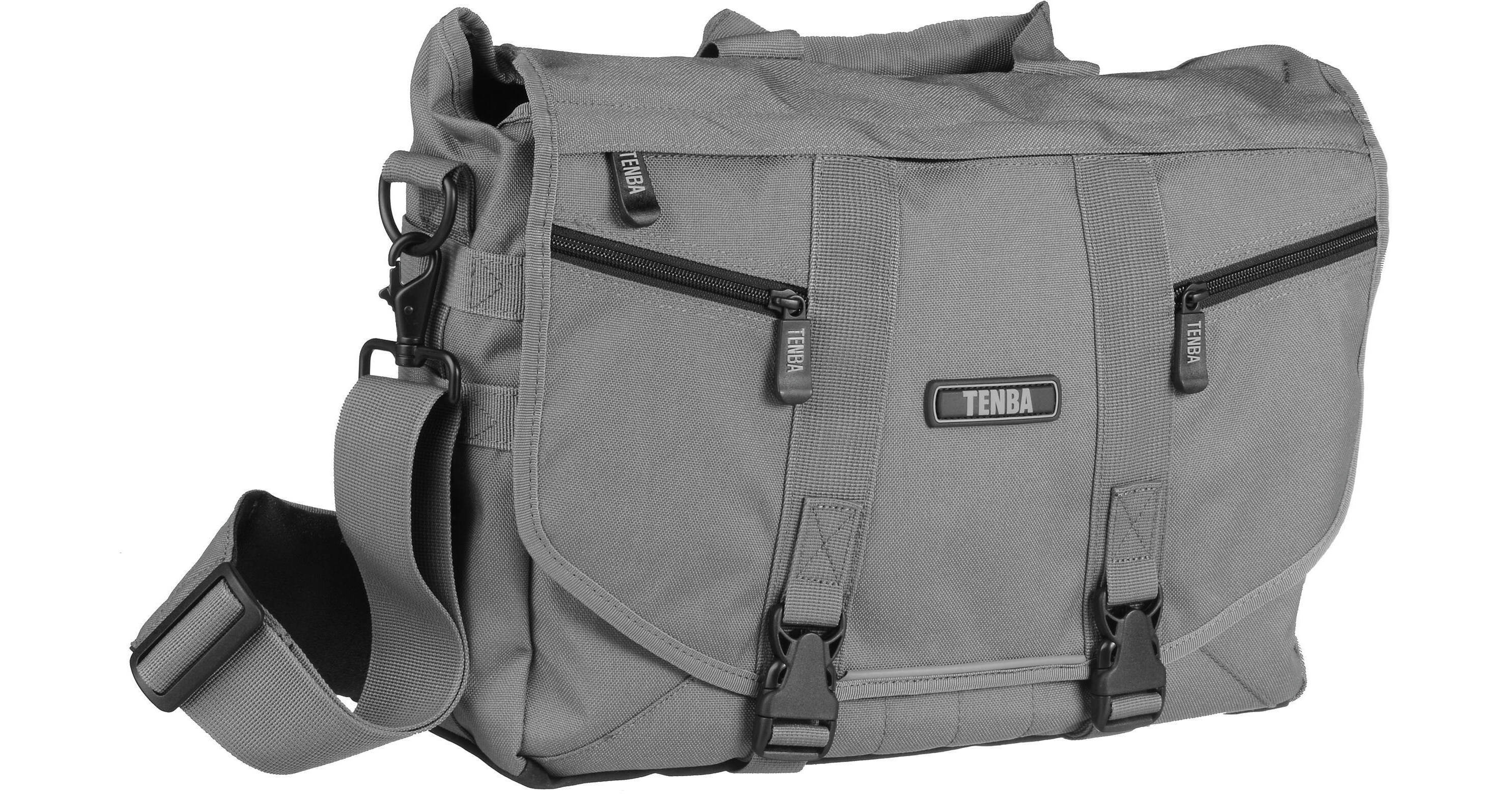 Tenba Messenger Large Photo/Laptop Bag (Platinum) 638238 B&H