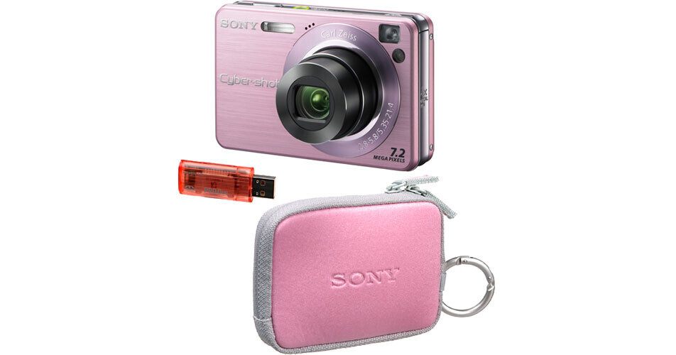 Sony Cyber-shot DSC-W120 Digital Camera (Pink) DSCW120MDG/P B&H