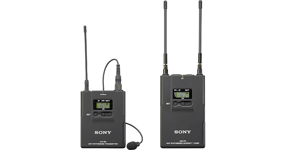 Sony UWPV1 Wireless Lavalier Microphone Package B&H Photo Video