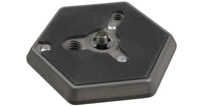 Manfrotto 130-14 Hexagonal Quick Release Plate (Flat Bottomed) with 1/4