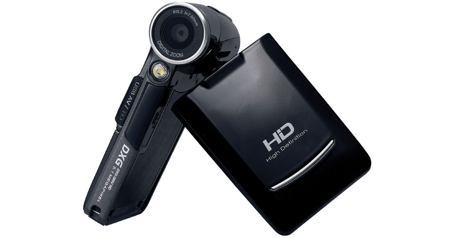 DXG DXG569V 720p HD Camcorder (Black) DXG569VK B&H Photo Video