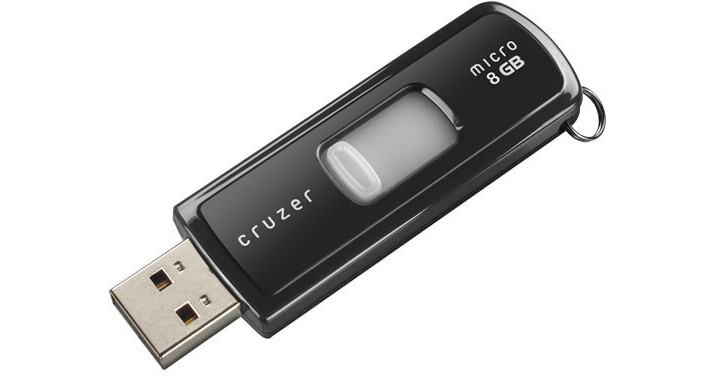 SanDisk Cruzer Micro U3 - 8GB Capacity SDCZ6-8192RBR B&H Photo