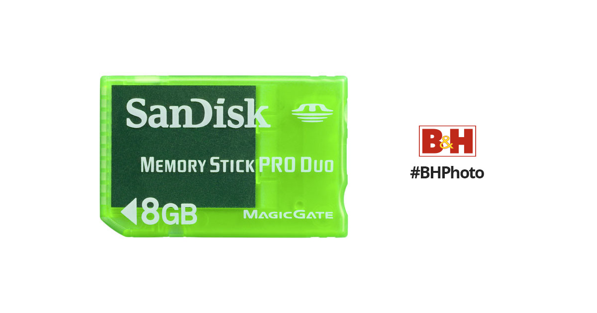 SanDisk 8GB Memory Stick PRO Duo Gaming Memory Card