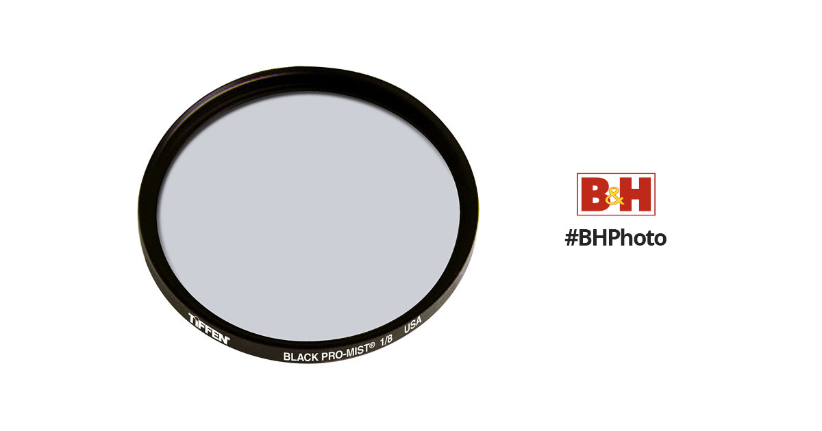 Tiffen 82mm Black Pro-Mist 1/8 Filter 82BPM18 B&H Photo Video