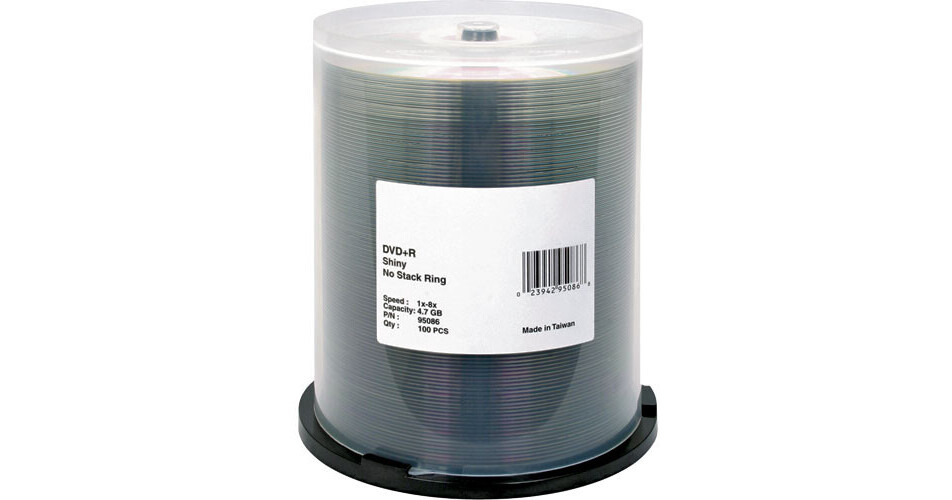 Verbatim DVD R 4 7GB 8x Shiny Silver Disc 95086 B H Photo Video