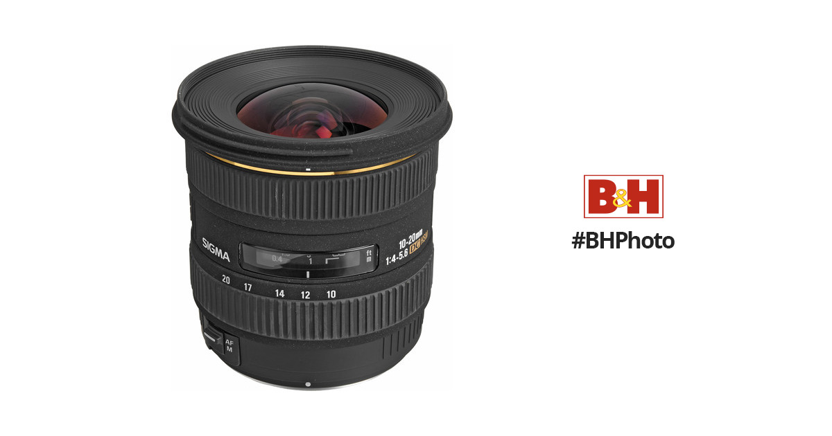 Sigma 10-20mm f/4-5.6 EX DC HSM Autofocus Lens for Four 201107