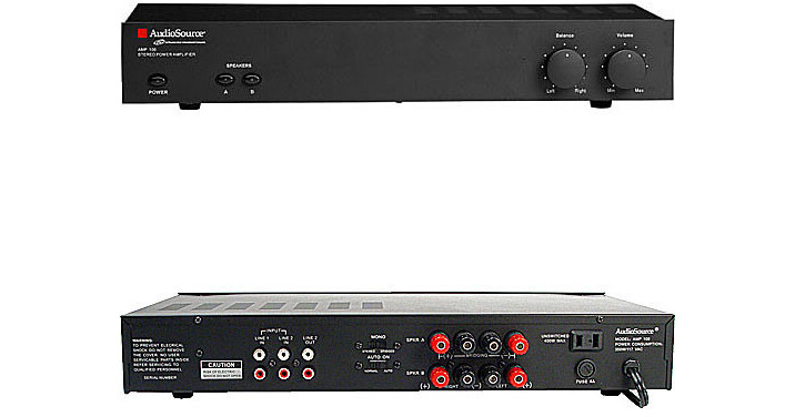 AudioSource DEMO AMP100 - Stereo Power Amplifier With A/B AMP100