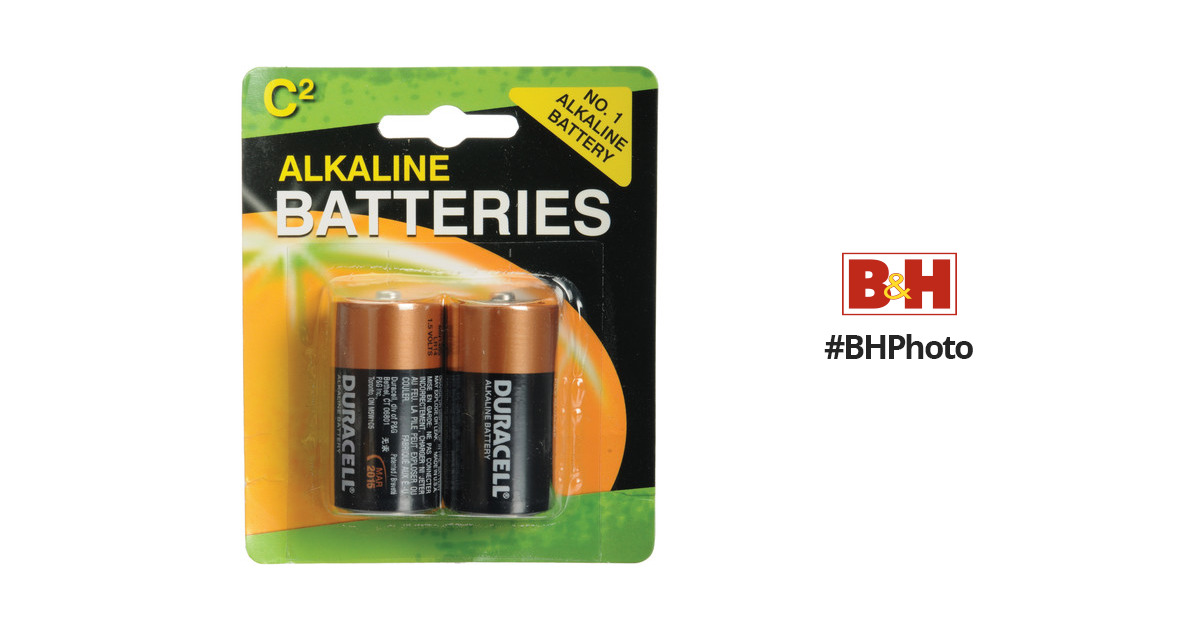 Duracell C Alkaline Coppertop Battery 1 5v 2 Pack Mn1400b2