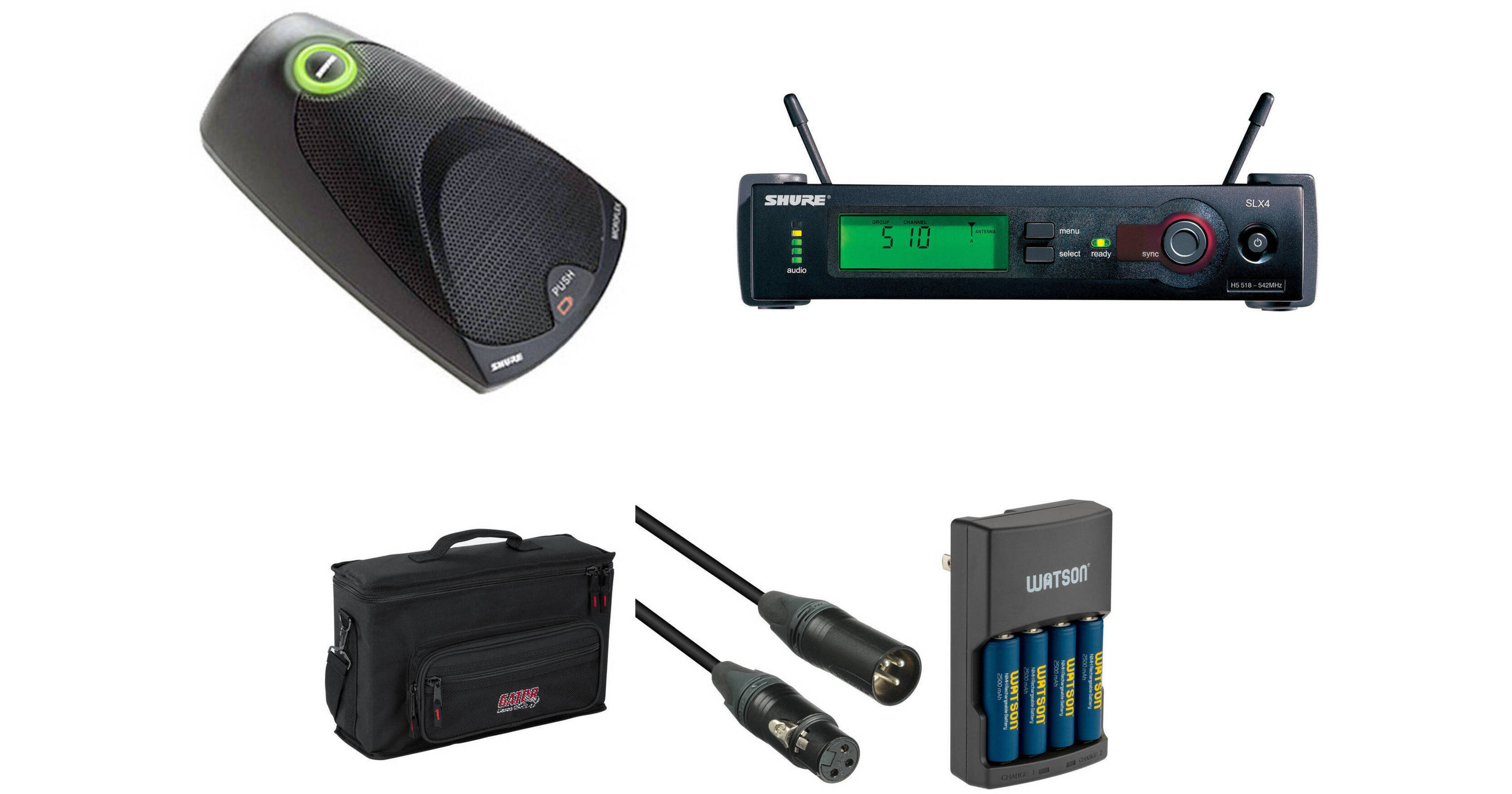 Shure SLX Wireless Boundary Microphone System Kit (H5: 518 To