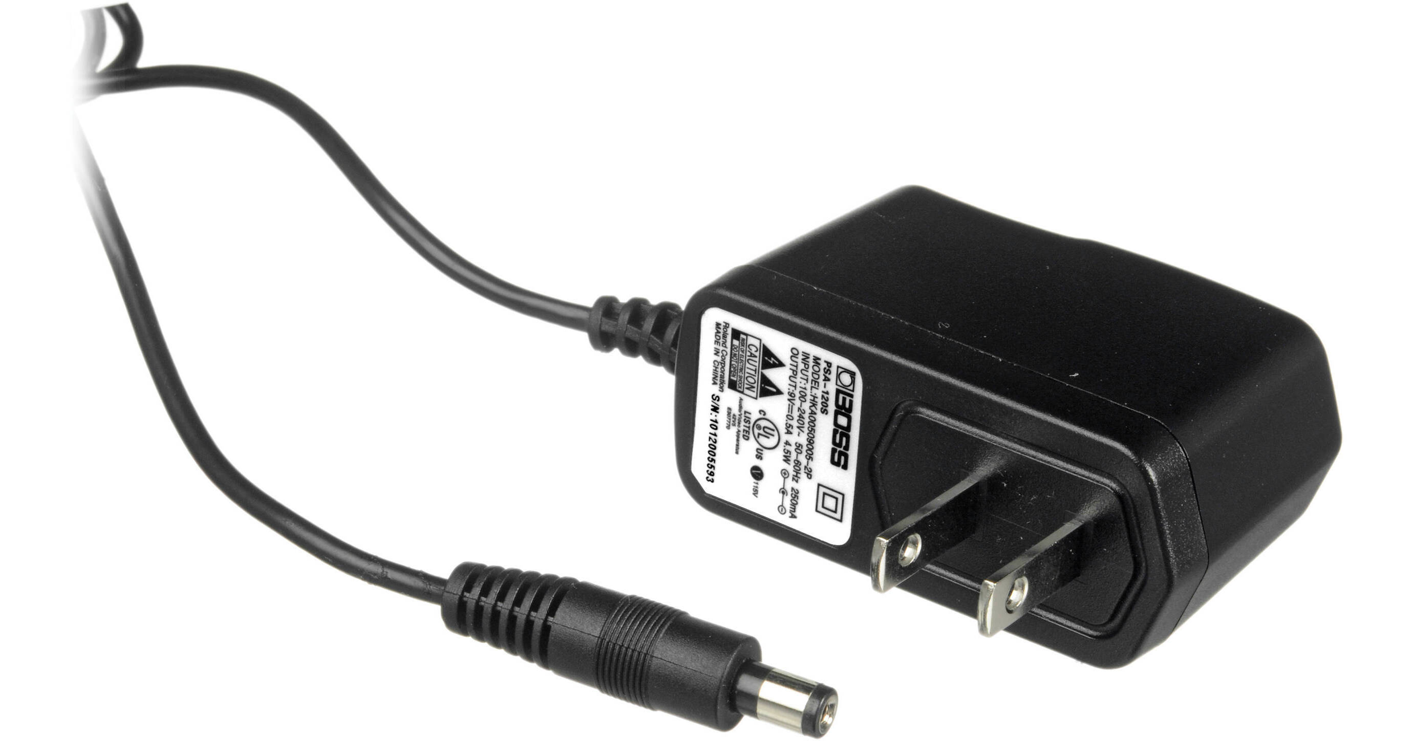 BOSS PSA-120S 500mA AC Adapter PSA-120S B&H Photo Video