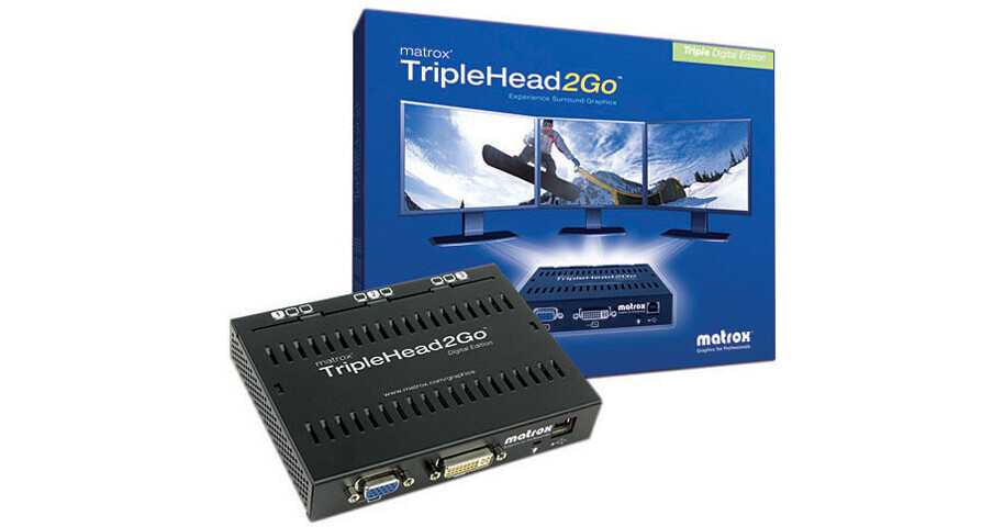 matrox triplehead2go edge blending