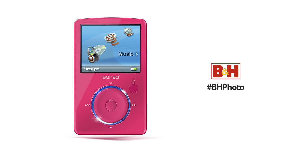 SanDisk Sansa Fuze 4GB SDMX14R FM MP3 Player Color Choose 