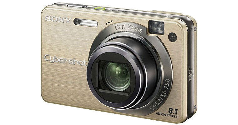 Sony Cybershot DSCW150 Digital Camera (Gold) DSCW150N B&H