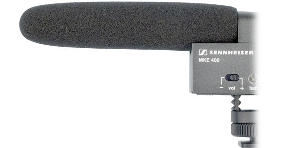 Sennheiser Foam Windscreen for the MKE400 Shotgun Microphone