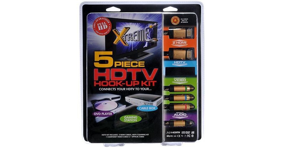 Xtreme Cables 5Piece HDTV Hook Up Kit (6') 85456 B&H Photo Video