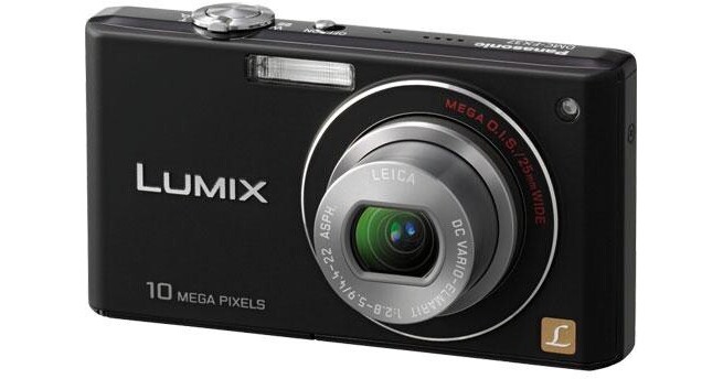 Panasonic Lumix DMC-FX37 Digital Camera (Black) DMC-FX37K B&H