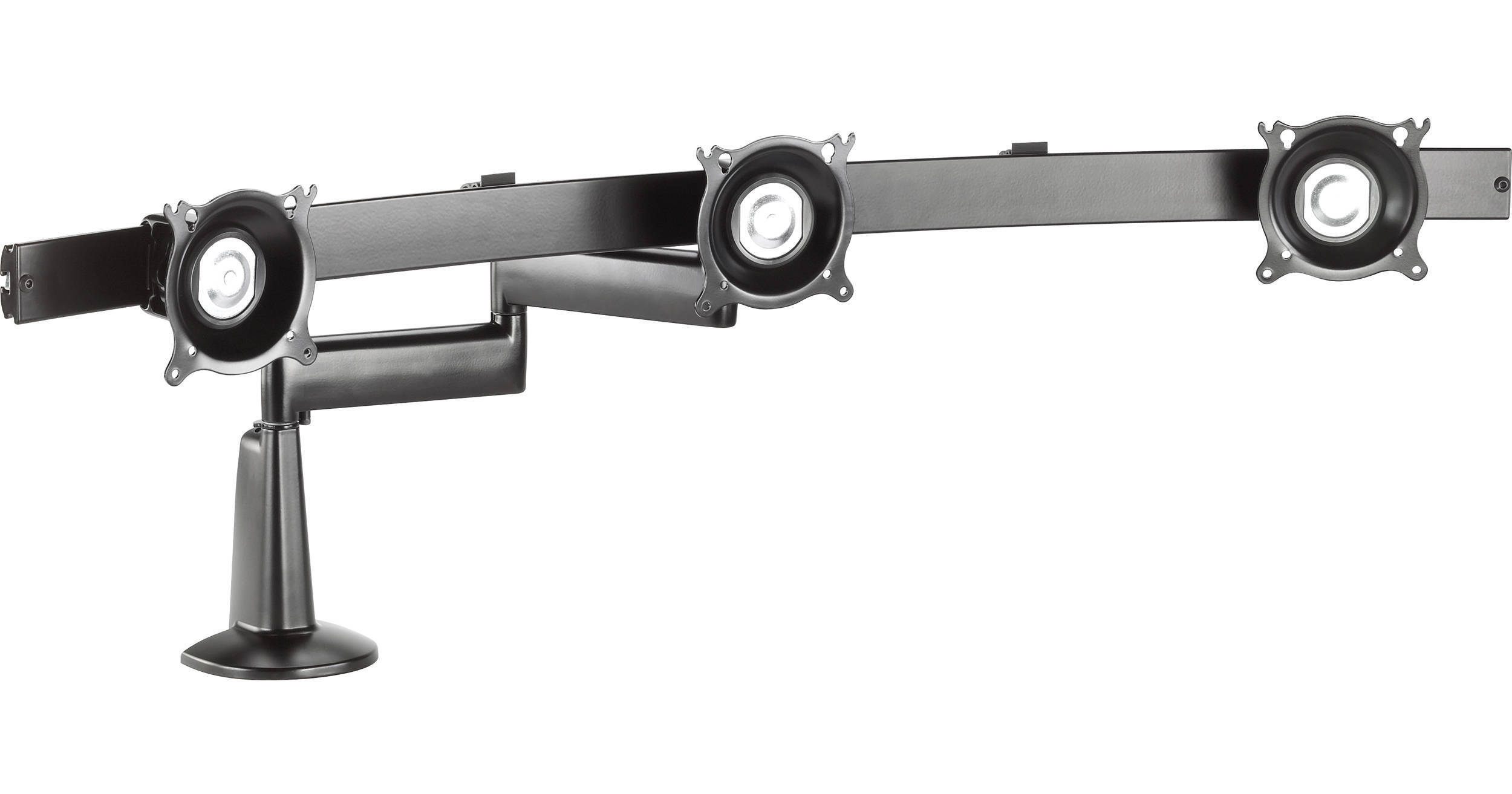 Chief KCD320B Triple Monitor Swing Arm Desk Mount (Black)