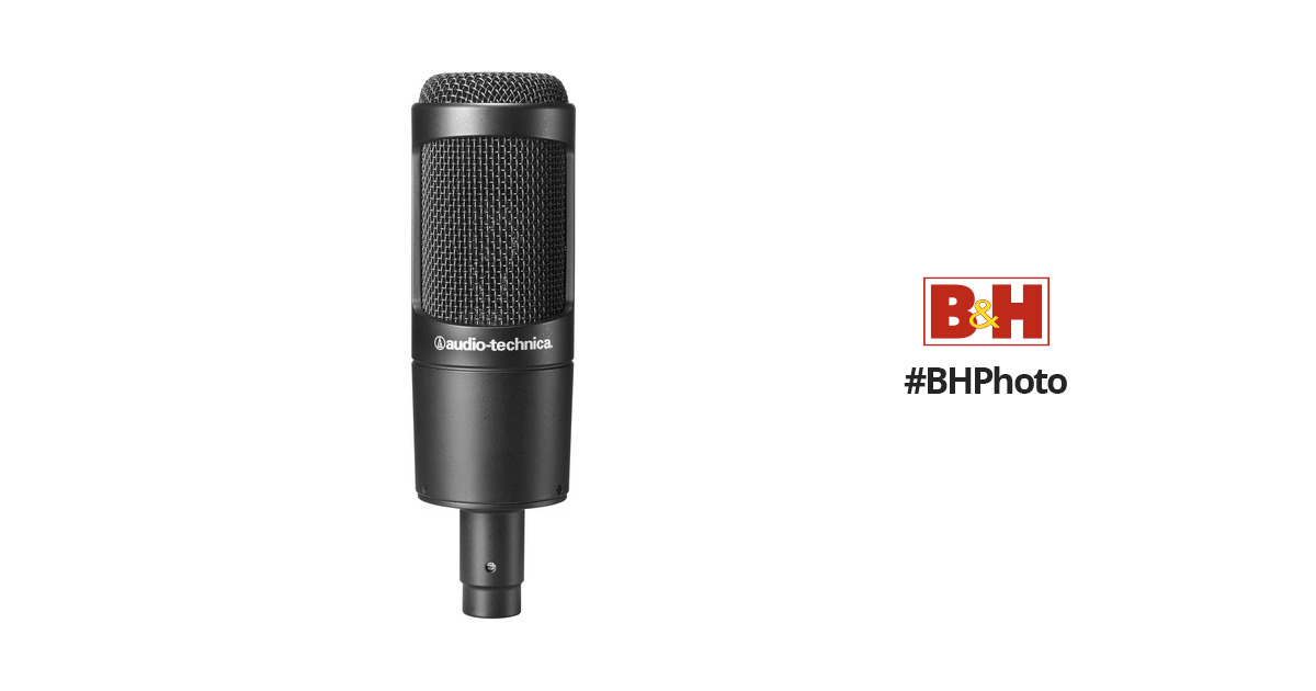 Audio-Technica AT2035 Cardioid Condenser Microphone AT2035 B&H