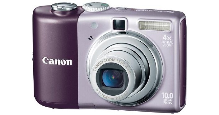 Canon PowerShot A1000 IS Digital Camera (Purple) 3209B001 B&H